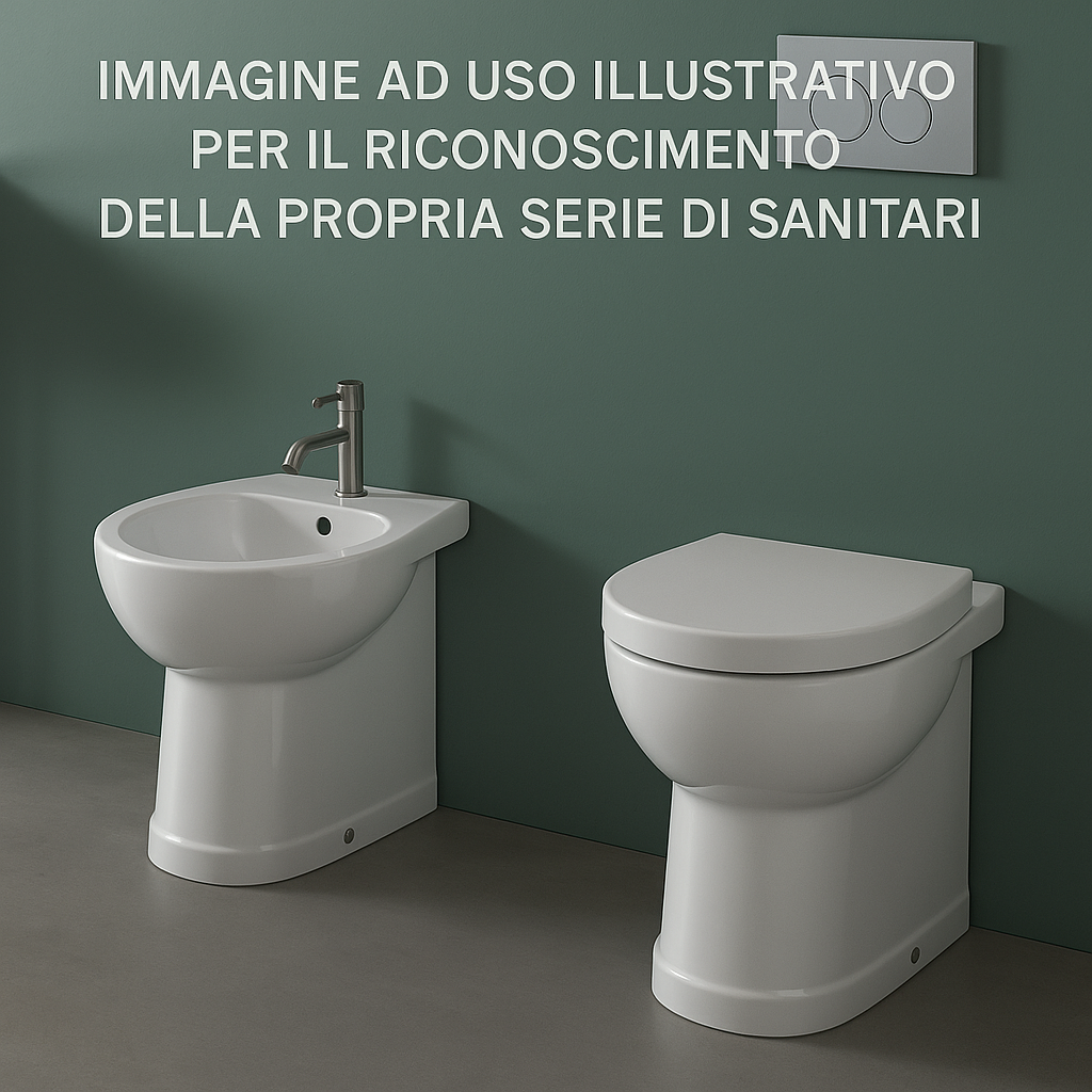 Copriwater per serie SHORT Alice Ceramica