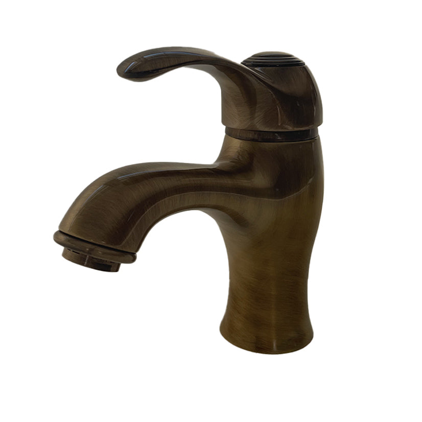 Rubinetti miscelatori lavabo e bidet finitura bronzo Mediterranea Rubinetterie